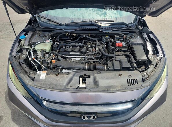 19XFC1F38LE017861 2020 HONDA CIVIC Gray Вид задньої частини салону