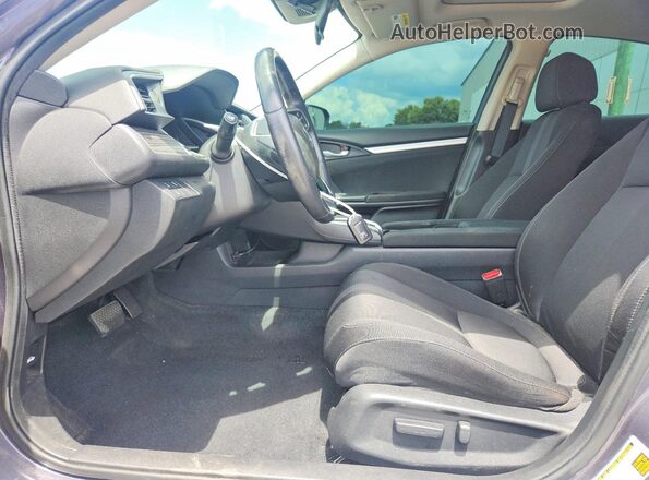 19XFC1F38LE017861 2020 HONDA CIVIC Gray Вид салону спереду