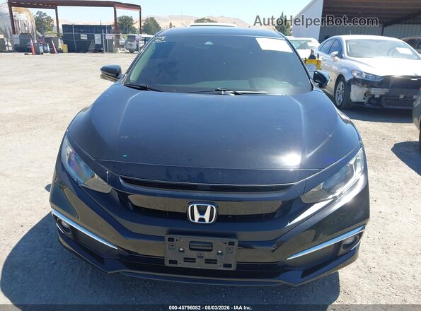 19XFC1F38LE200838 2020 HONDA CIVIC Black Вид щитка приладів