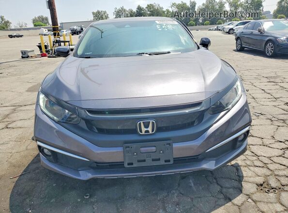 19XFC1F38LE211922 2020 HONDA CIVIC Gray Front view
