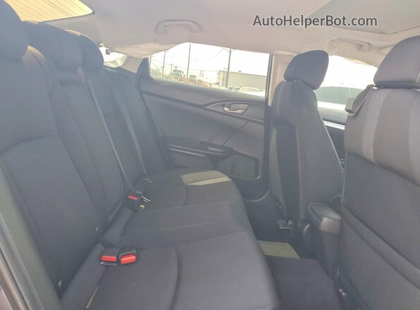 19XFC1F38LE211922 2020 HONDA CIVIC Gray Rear seats view