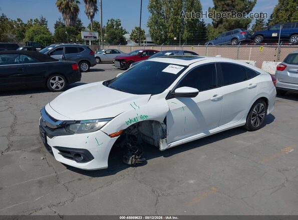 19XFC1F39GE209800 2016 HONDA CIVIC Белый Передняя левая четверть