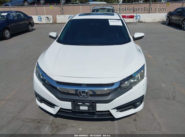 19XFC1F39GE209800 2016 HONDA CIVIC Белый Вид щитка приборов