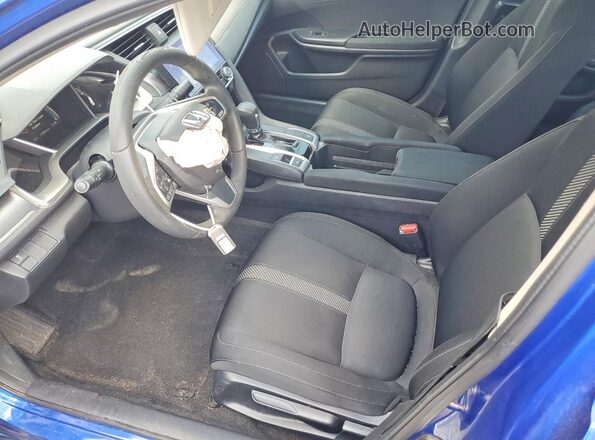 19XFC1F39HE012207 2017 HONDA CIVIC Синий Вид салона спереди