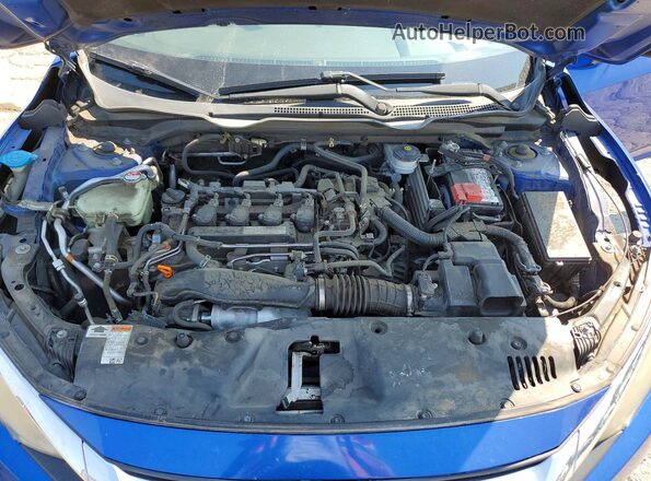 19XFC1F39HE012207 2017 HONDA CIVIC Синий Вид задней части салона