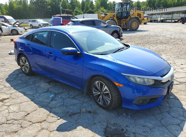 19XFC1F39HE012207 2017 HONDA CIVIC Синий Передняя правая четверть
