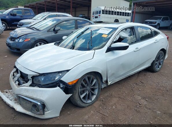 19XFC1F39KE015096 2019 HONDA CIVIC White Vista tres cuartos delantera izquierda