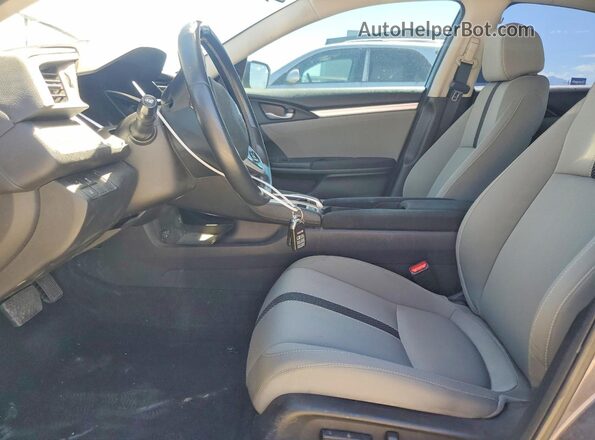 19XFC1F39KE017267 2019 HONDA CIVIC Charcoal Widok wnętrza z przodu