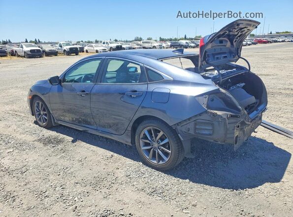 19XFC1F39KE206243 2019 HONDA CIVIC Blue Հետևի ձախ