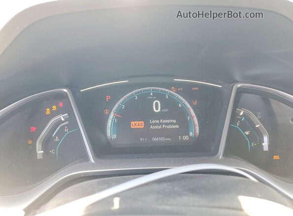 19XFC1F39KE206243 2019 HONDA CIVIC Blue Սարքավորումների վահանակի տեսք