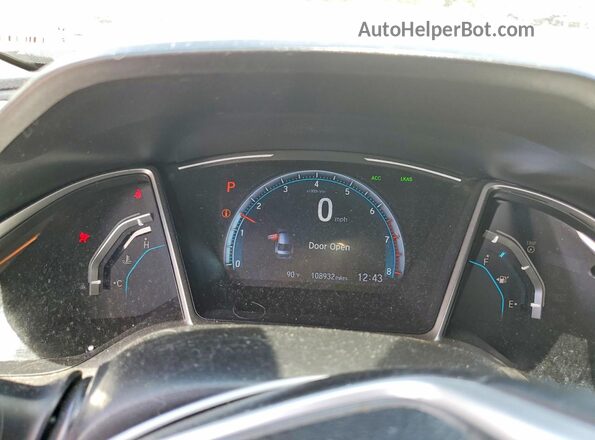 19XFC1F39LE013396 2020 HONDA CIVIC Белый Вид щитка приборов
