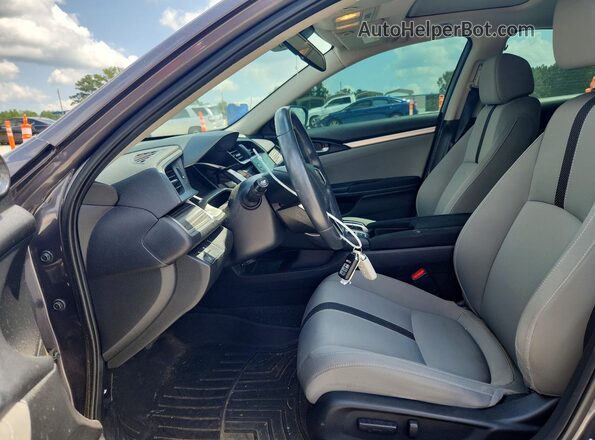 19XFC1F39LE022745 2020 HONDA CIVIC Gray Widok wnętrza z przodu