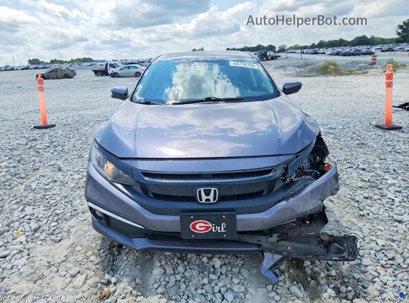 19XFC1F39LE022745 2020 HONDA CIVIC Gray Widok z przodu