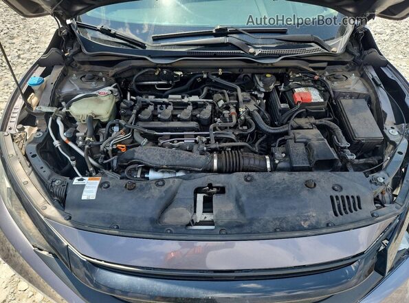 19XFC1F39LE022745 2020 HONDA CIVIC Gray Widok wnętrza z tyłu