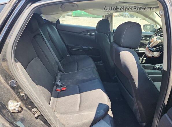 19XFC1F39LE203196 2020 HONDA CIVIC Black Vista de los asientos traseros