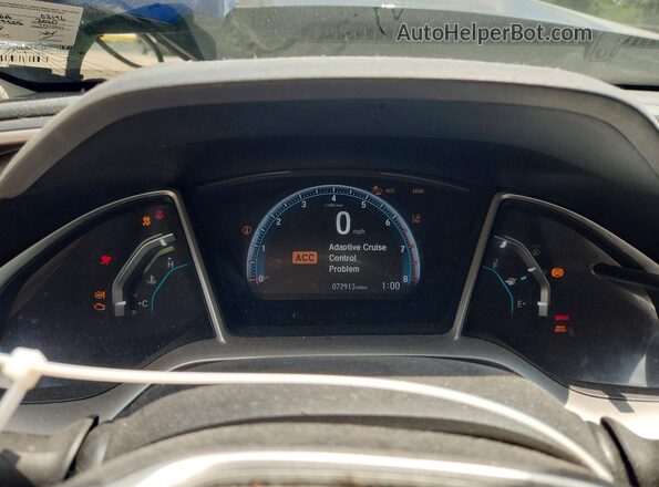 19XFC1F39LE203196 2020 HONDA CIVIC Black Vista del cuadro de instrumentos