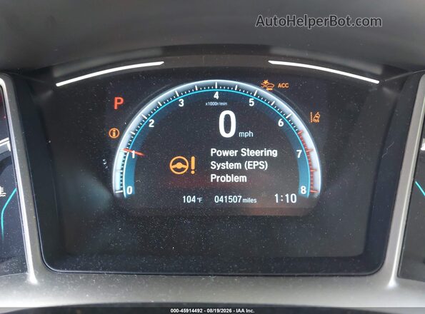 19XFC1F39LE220158 2020 HONDA CIVIC White 