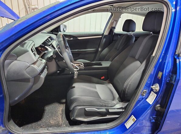 19XFC1F3XGE207568 2016 HONDA CIVIC Blue Vista interior delantera