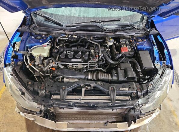 19XFC1F3XGE207568 2016 HONDA CIVIC Blue Vista interior trasera