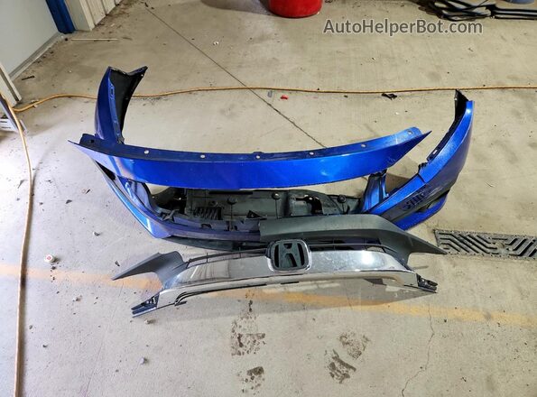 19XFC1F3XGE207568 2016 HONDA CIVIC Blue Vista del compartimento del motor