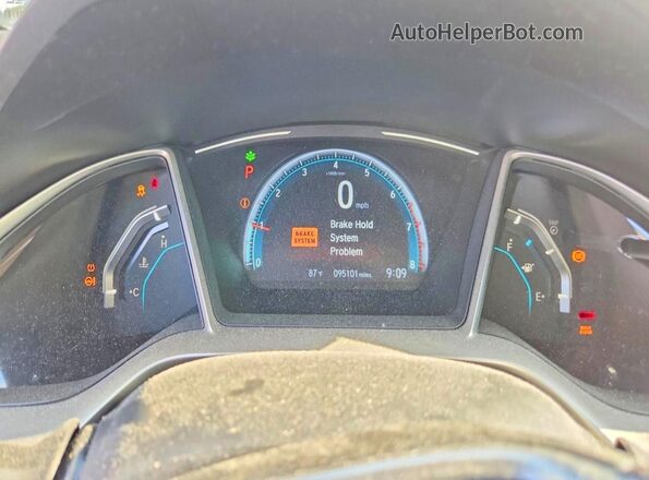 19XFC1F3XHE023040 2017 HONDA CIVIC White Вид щитка приладів