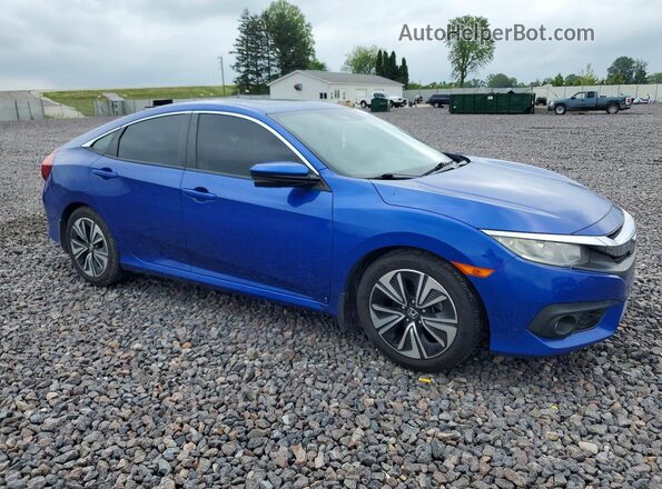 19XFC1F42HE018245 2017 HONDA CIVIC Blue Przód prawy