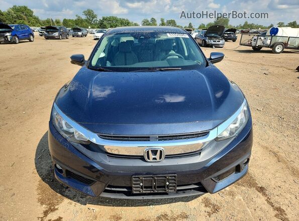 19XFC1F4XHE032796 2017 HONDA CIVIC Blue Widok z przodu