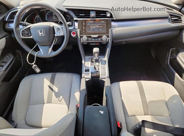 19XFC1F4XHE032796 2017 HONDA CIVIC Blue Widok deski rozdzielczej