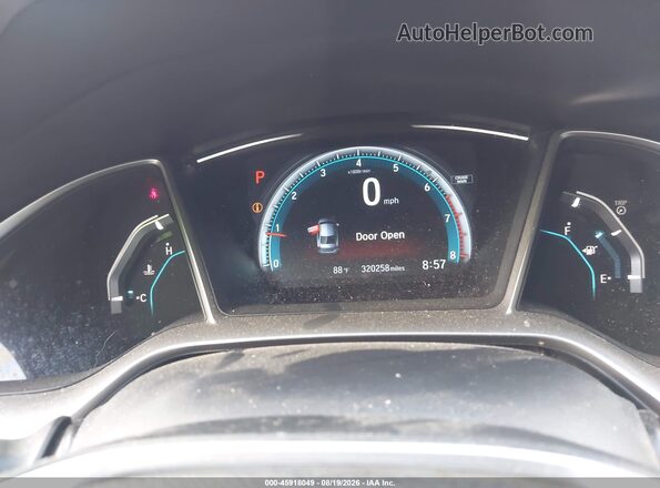 19XFC1F70GE005213 2016 HONDA CIVIC Gray Հետևի նստատեղերի տեսք