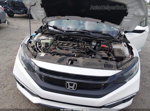 19XFC1F70KE018861 2019 HONDA CIVIC White Вид ззаду