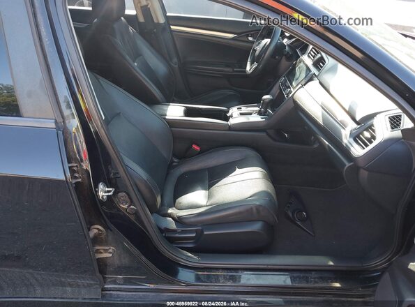 19XFC1F71GE210801 2016 HONDA CIVIC Black Front interior view