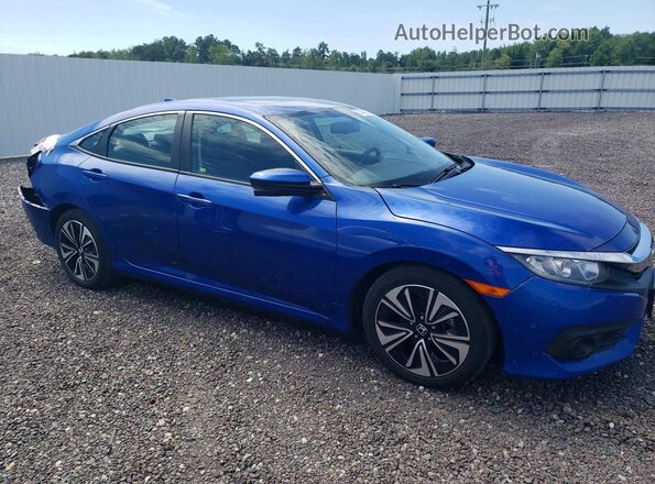 19XFC1F71HE013886 2017 HONDA CIVIC Синий Передняя правая четверть