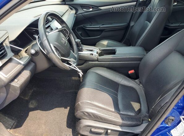 19XFC1F71HE013886 2017 HONDA CIVIC Синий Вид салона спереди