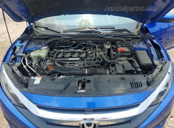 19XFC1F71HE013886 2017 HONDA CIVIC Синий Вид задней части салона