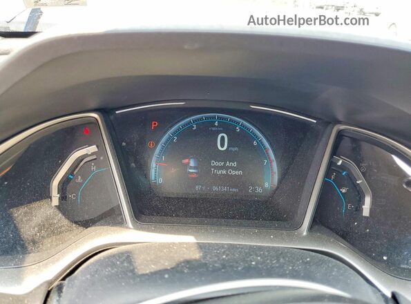 19XFC1F71HE013886 2017 HONDA CIVIC Синий Вид щитка приборов