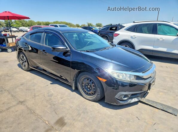 19XFC1F71HE022698 2017 HONDA CIVIC Black Przód prawy