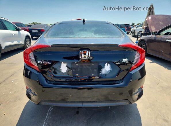 19XFC1F71HE022698 2017 HONDA CIVIC Black Widok z tyłu