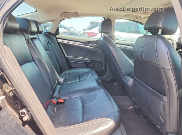 19XFC1F71HE022698 2017 HONDA CIVIC Black Widok tylnych siedzeń