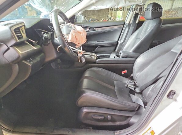 19XFC1F71LE009393 2020 HONDA CIVIC White Widok wnętrza z przodu