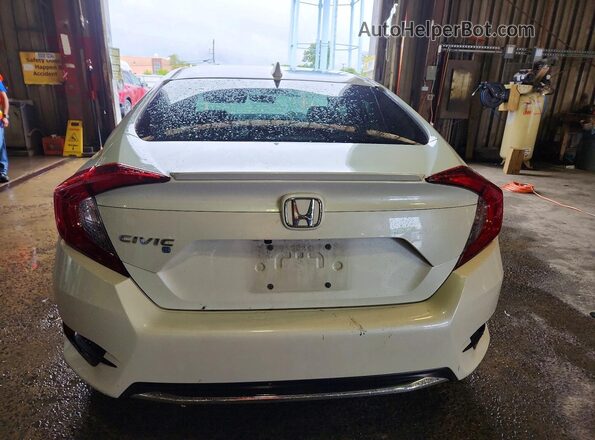 19XFC1F71LE009393 2020 HONDA CIVIC White Widok z tyłu
