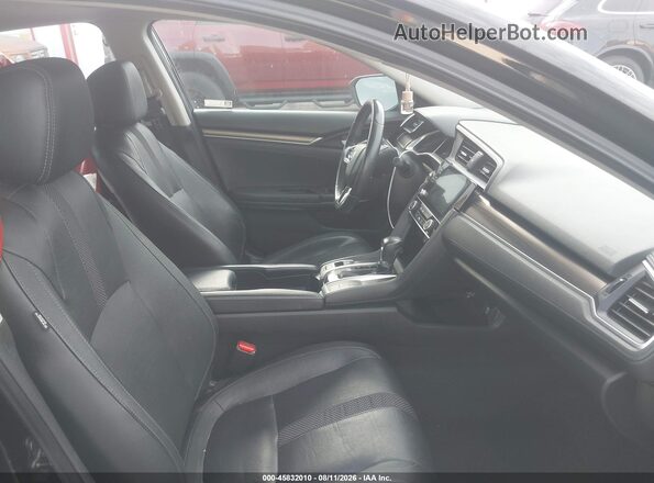 19XFC1F71LE201977 2020 HONDA CIVIC Черный Вид салона спереди