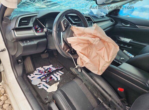 19XFC1F71ME008830 2021 HONDA CIVIC White Dashboard view