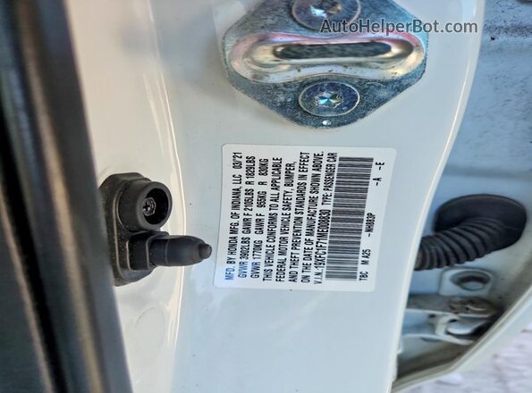 19XFC1F71ME008830 2021 HONDA CIVIC White Engine compartment view