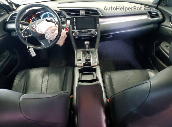19XFC1F72HE202384 2017 HONDA CIVIC Черный Вид панели приборов