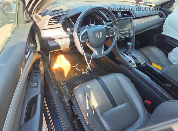 19XFC1F73GE009580 2016 HONDA CIVIC Blue Widok deski rozdzielczej