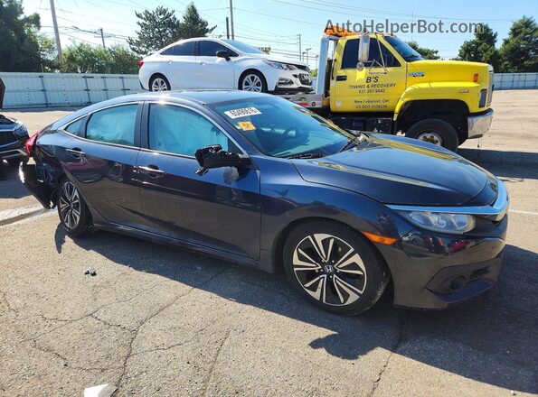 19XFC1F73GE009580 2016 HONDA CIVIC Blue Przód prawy