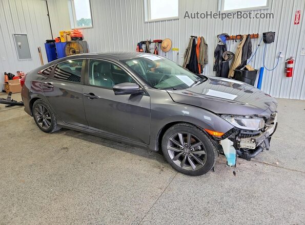 19XFC1F73ME011521 2021 HONDA CIVIC Серый Передняя правая четверть