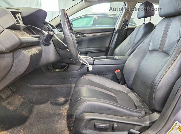 19XFC1F73ME011521 2021 HONDA CIVIC Серый Вид салона спереди