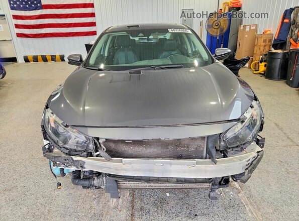 19XFC1F73ME011521 2021 HONDA CIVIC Серый Вид спереди