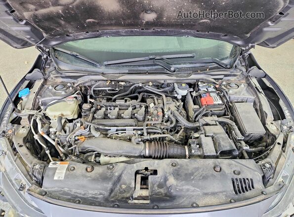19XFC1F73ME011521 2021 HONDA CIVIC Серый Вид задней части салона